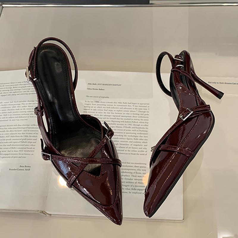 Liyke Designer Back Buckle Strap Women Pumps Elegant Pointed Toe Slingback Sandals High Heels Party Dress Shoes Zapatos Mujer 35
Liyke Designer Back Buckle Strap Women Pumps Elegant Pointed Toe Slingback Sandals High Heels Party Dress Shoes Zapatos Mujer 35