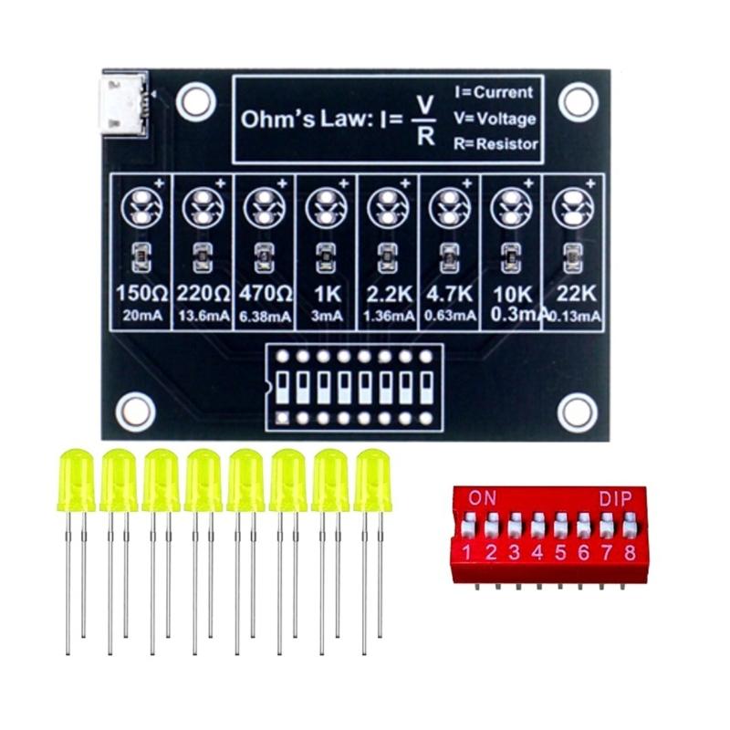 Educational Resistor Training Board for Electronics Students with Hands On Soldering Practice and Circuit Projects 1
Educational Resistor Training Board for Electronics Students with Hands On Soldering Practice and Circuit Projects 1