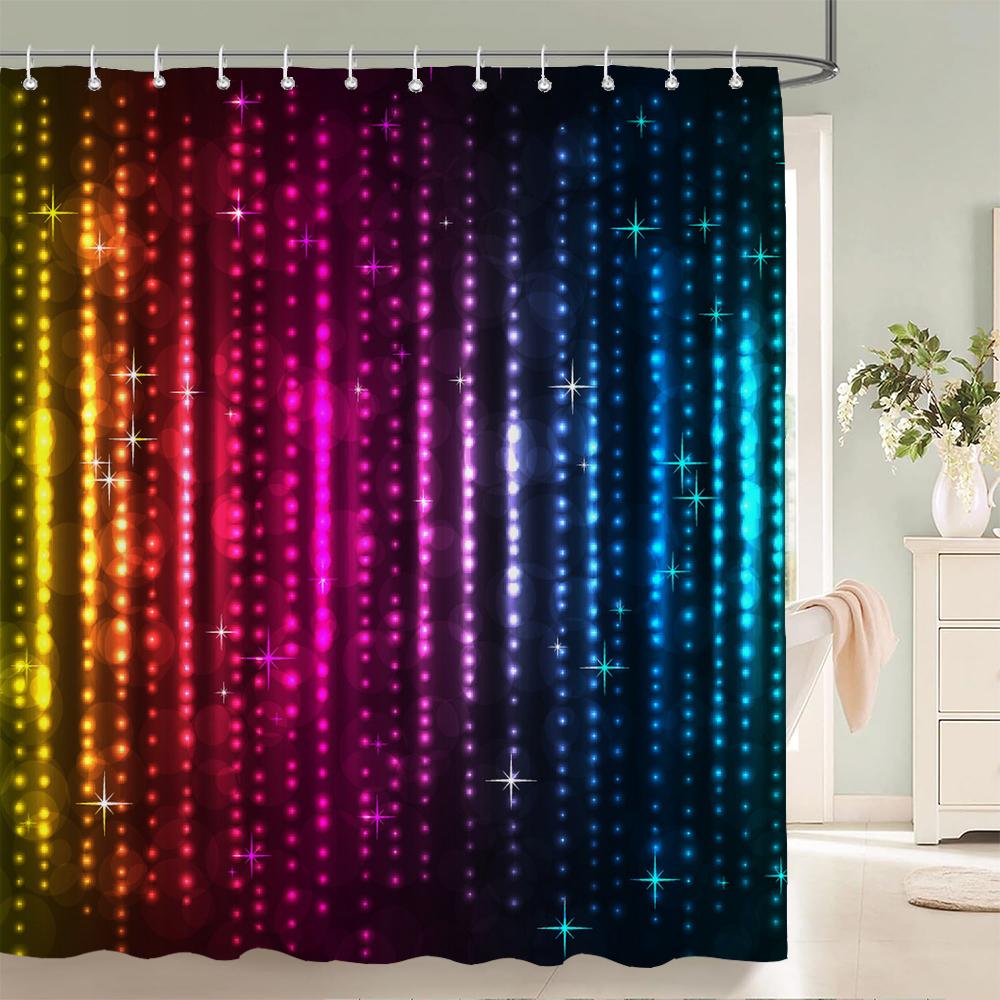 Fantasy Romantic Style Shower Curtain,Bathroom Decor Waterproof Fabric Starlight Shining Pattern Shower Curtian With Hooks W60H190(CM)-1 Pcs
Fantasy Romantic Style Shower Curtain,Bathroom Decor Waterproof Fabric Starlight Shining Pattern Shower Curtian With Hooks W60H190(CM)-1 Pcs