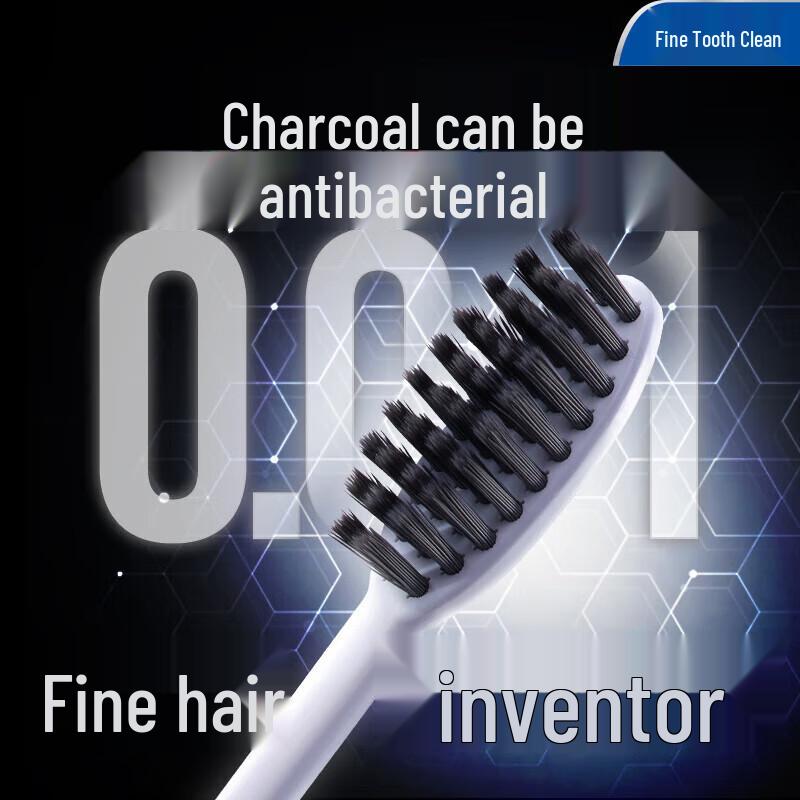 Lion Black Charcoal Soft Bristle Toothbrush
Lion Black Charcoal Soft Bristle Toothbrush