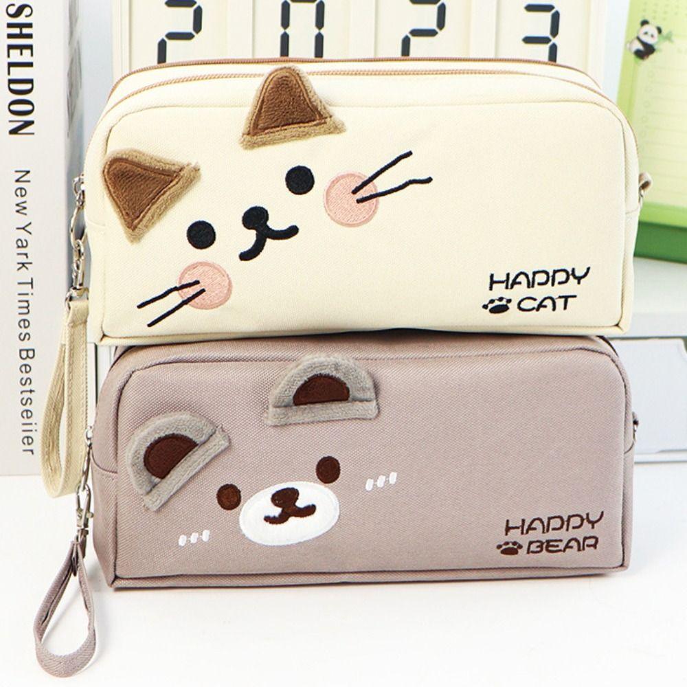 High Beauty Cat Pattern Stationery Bag Large Capacity Canvas Pencil Case Office School Supplies белый
High Beauty Cat Pattern Stationery Bag Large Capacity Canvas Pencil Case Office School Supplies белый
