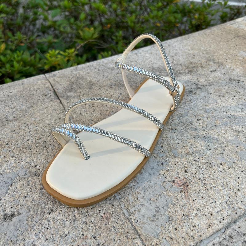 Rhinestone Strap Soft Sole Non-Slip Sandals Fashion Round Toe Toe Plus Size Roman Flats 42 бежевий
Rhinestone Strap Soft Sole Non-Slip Sandals Fashion Round Toe Toe Plus Size Roman Flats 42 бежевий