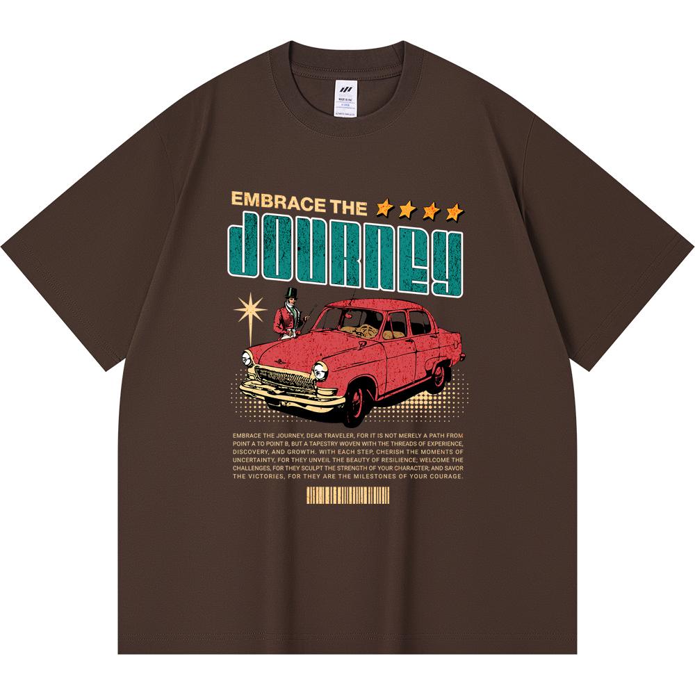 230GSM 100% Cotton T-Shirt Embrace the Journey Print Tees Funny Harajuku Style Combed Cotton Tshirt XS абрикосовый
230GSM 100% Cotton T-Shirt Embrace the Journey Print Tees Funny Harajuku Style Combed Cotton Tshirt XS абрикосовый