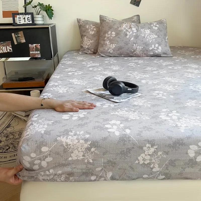 Autumn and winter models, four-season popular retro original hemp fitted sheet, mattress protective cover three-piece set 150x200cm 3pcs
Autumn and winter models, four-season popular retro original hemp fitted sheet, mattress protective cover three-piece set 150x200cm 3pcs
