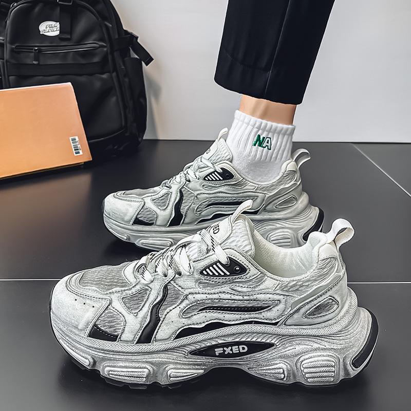 Hong Kong style classic dad shoes men s summer mesh breathable retro trendy shoes trendy fashion old dirty shoes 44 белый
Hong Kong style classic dad shoes men s summer mesh breathable retro trendy shoes trendy fashion old dirty shoes 44 белый