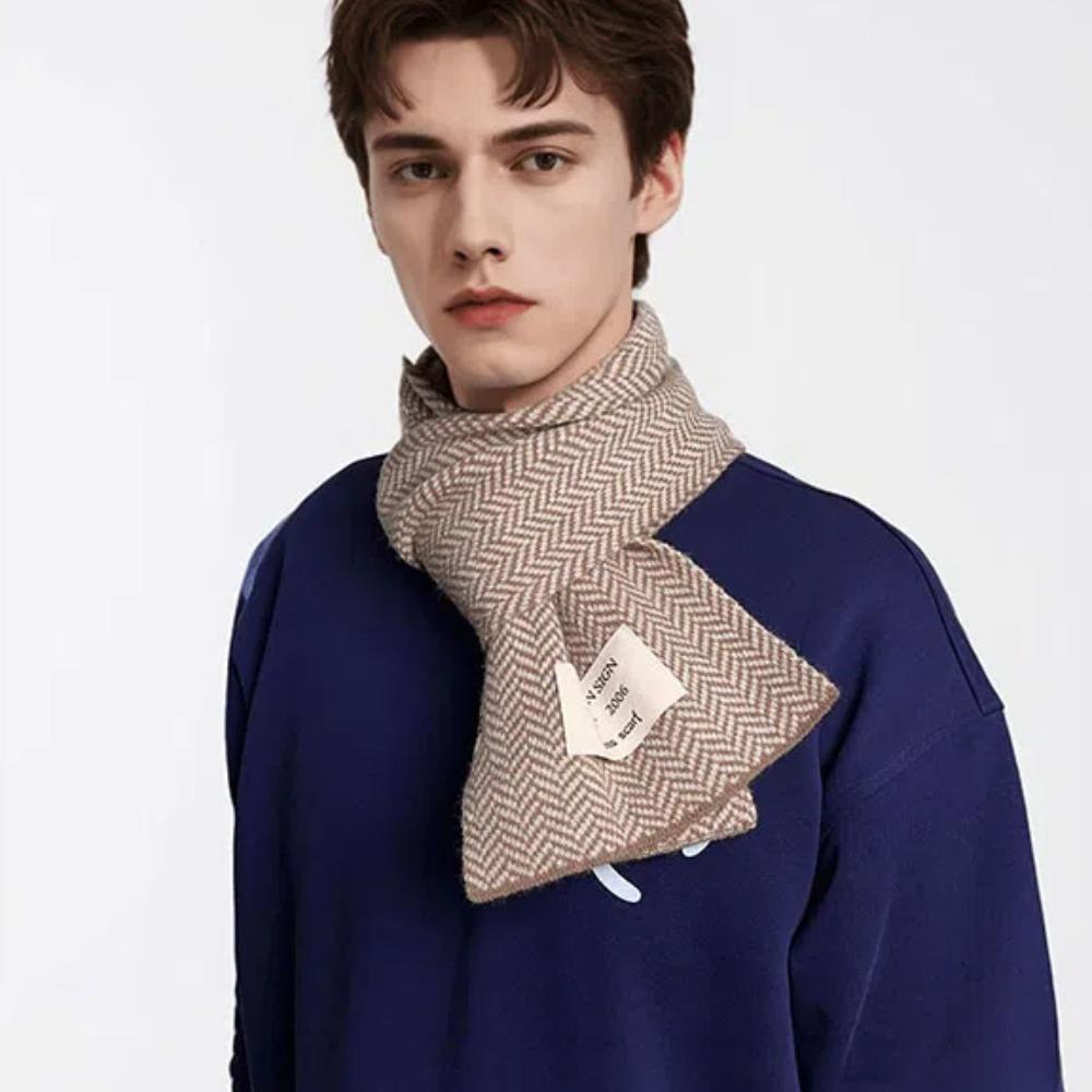 Acrylic Fibres Contrast Colored Thick Shawl Long Men Thick Shawl Large Twill Knitted Scarf Winter білий
Acrylic Fibres Contrast Colored Thick Shawl Long Men Thick Shawl Large Twill Knitted Scarf Winter білий