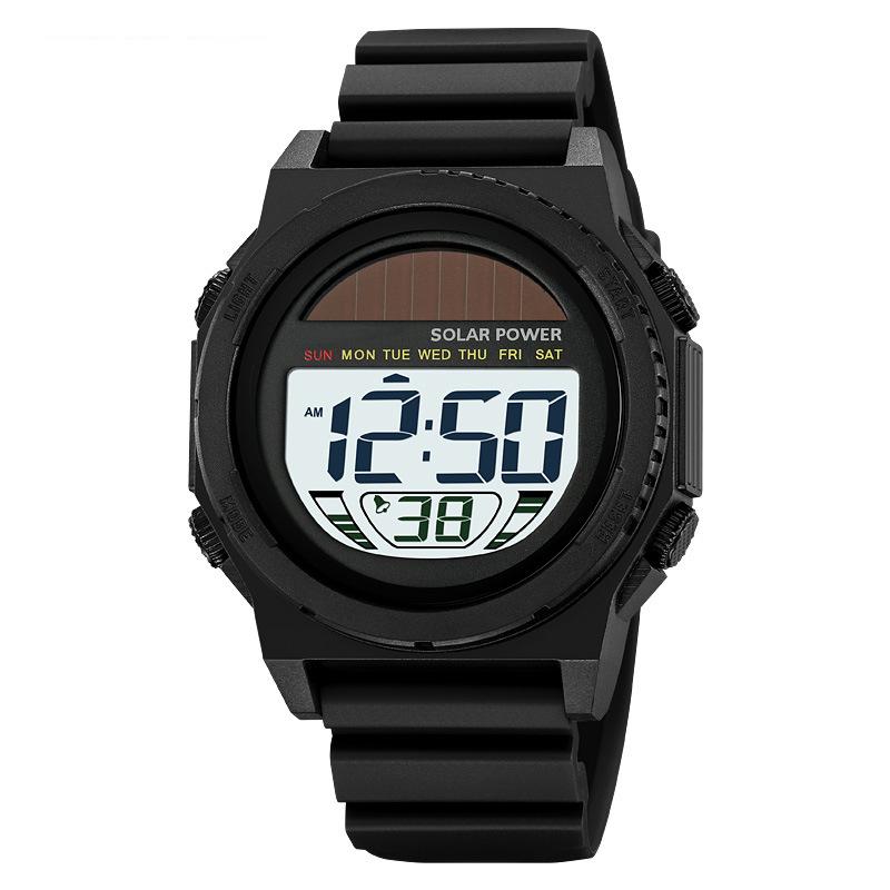 Men Solar Energy Digital Watch Sports Electronic Watches 5Bar Waterproof Chrono Wristwatch Clock чорний/білий
Men Solar Energy Digital Watch Sports Electronic Watches 5Bar Waterproof Chrono Wristwatch Clock чорний/білий