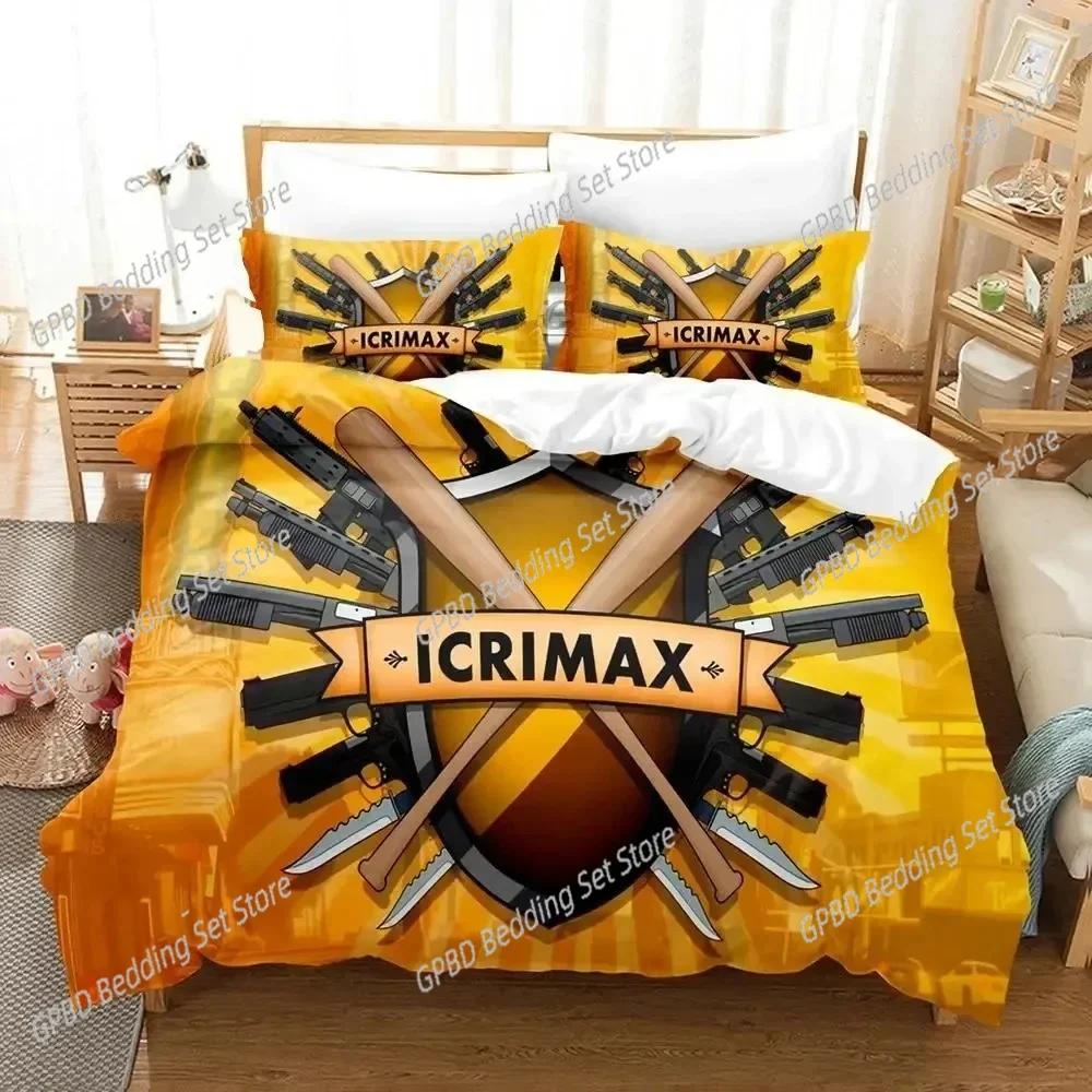 New 3D Print Icrimax Bedding Set For Bedroom Soft Modern Bedspreads Comefortable Kids Duvet Cover Quilt Cover And Pillowcase EU Single(135*200cm)3pcs
New 3D Print Icrimax Bedding Set For Bedroom Soft Modern Bedspreads Comefortable Kids Duvet Cover Quilt Cover And Pillowcase EU Single(135*200cm)3pcs
