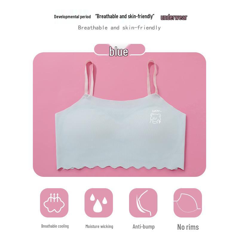 Girls Ice Silk Camisole Vest - Breathable, Thin, Anti-Nipple for Primary School Students in Summer M (60-80 jin)
Girls Ice Silk Camisole Vest - Breathable, Thin, Anti-Nipple for Primary School Students in Summer M (60-80 jin)