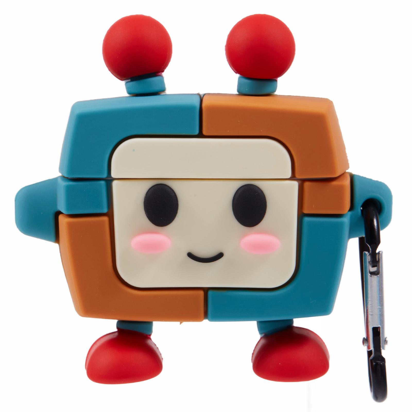 For Apple AirPods Pro Bluetooth-compatible Earphones Silicone Cover Colorful Robot Protective Case with Carabiner A
For Apple AirPods Pro Bluetooth-compatible Earphones Silicone Cover Colorful Robot Protective Case with Carabiner A