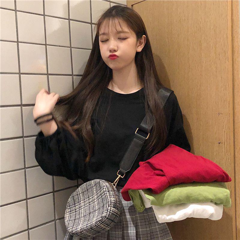 Women s Autumn Pure Cotton Korean-Style Loose Long Sleeve Lantern Top S (60-80 lbs)
Women s Autumn Pure Cotton Korean-Style Loose Long Sleeve Lantern Top S (60-80 lbs)