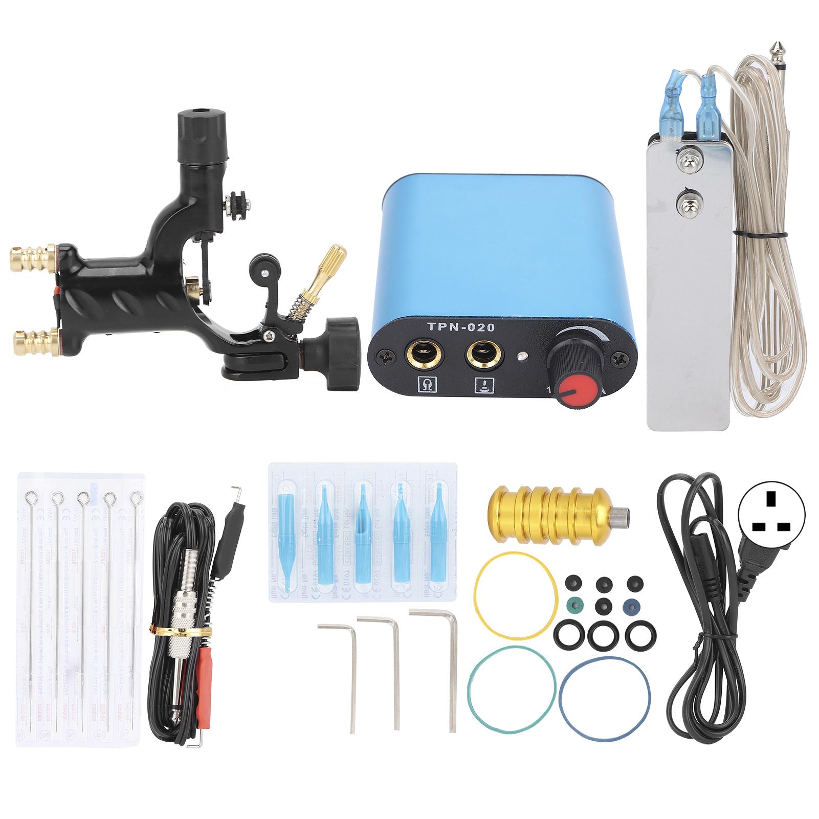 Tattoo Machine Kit Liner Shader Tattoo Power Supply Foot Pedal Complete Tattoo Tools 90‑265VUK Plug UK Plug
Tattoo Machine Kit Liner Shader Tattoo Power Supply Foot Pedal Complete Tattoo Tools 90‑265VUK Plug UK Plug
