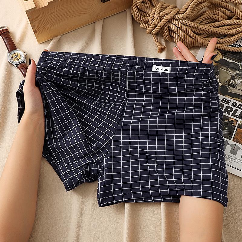 Мужские клетчатые боксеры из чистого хлопка: Удобное, свободное и дышащее нижнее белье 3XL (recommended 155-190 jin)
Мужские клетчатые боксеры из чистого хлопка: Удобное, свободное и дышащее нижнее белье 3XL (recommended 155-190 jin)