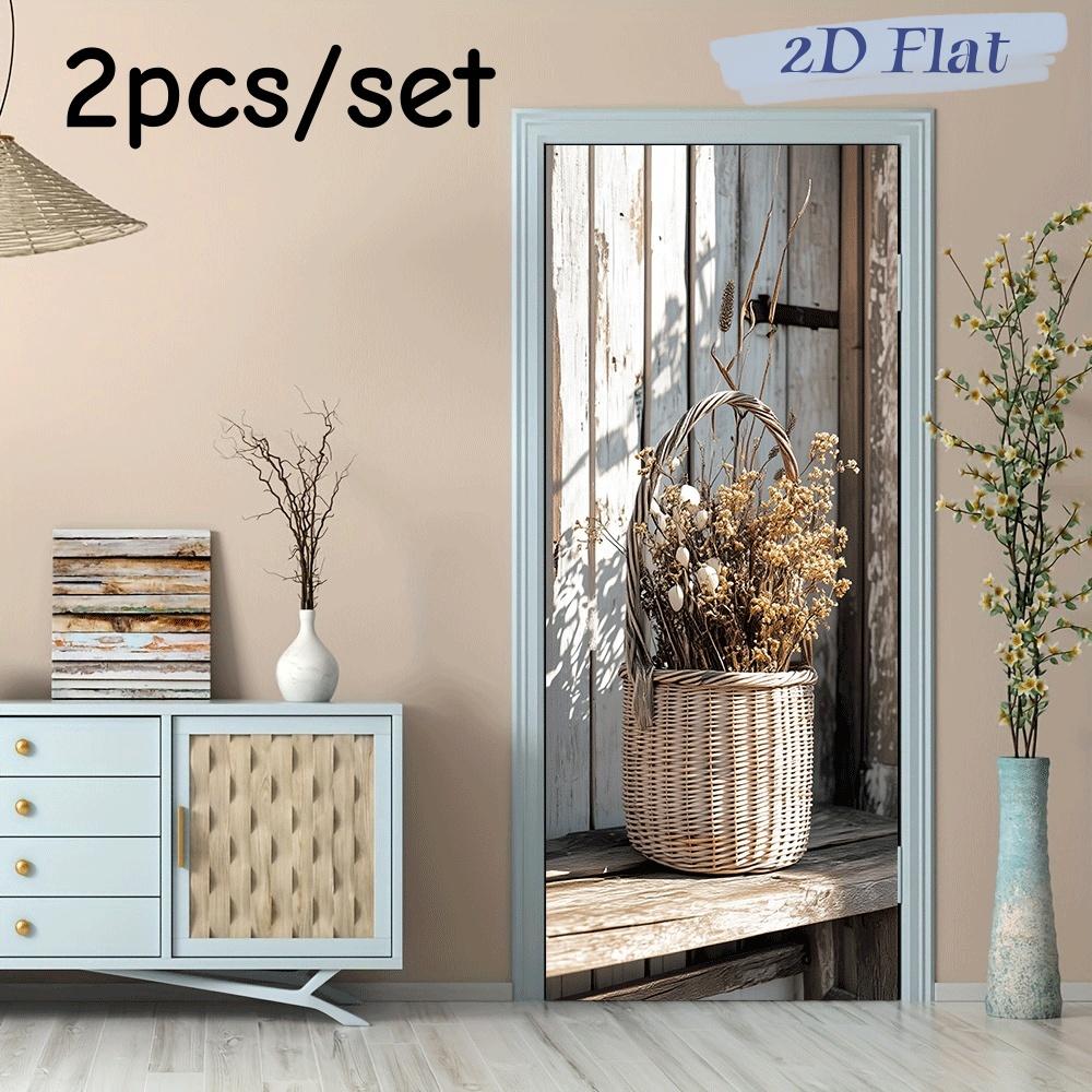 2pcs Retro Woven Basket Dried Flower Combination Wall Stickers Nordic Style Home Wall Decoration Stickers Living Room Entrance B (as the picture,38.5x200cmx2)
2pcs Retro Woven Basket Dried Flower Combination Wall Stickers Nordic Style Home Wall Decoration Stickers Living Room Entrance B (as the picture,38.5x200cmx2)