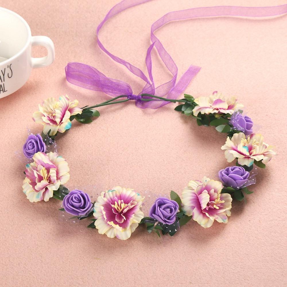 Handmade Flower Crown Braided Wreath Simulated Flower Flower Headbands Elegant Design Sweet Wind Flowers Floral Garland Outdoor фиолетовый
Handmade Flower Crown Braided Wreath Simulated Flower Flower Headbands Elegant Design Sweet Wind Flowers Floral Garland Outdoor фиолетовый