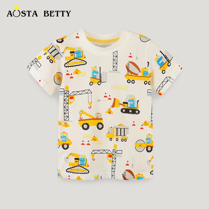 AostaBetty Cartoon Knit Round Neck T-shirt for Kids - Summer Fashion for Boys 3 Years (100 cm)
AostaBetty Cartoon Knit Round Neck T-shirt for Kids - Summer Fashion for Boys 3 Years (100 cm)