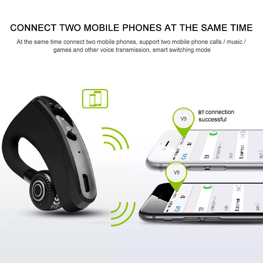 V9 Earhook Беспроводная BT Гарнитура для наушников бизнес-гарнитура с микрофоном Портативное шумоподавление HD
V9 Earhook Беспроводная BT Гарнитура для наушников бизнес-гарнитура с микрофоном Портативное шумоподавление HD