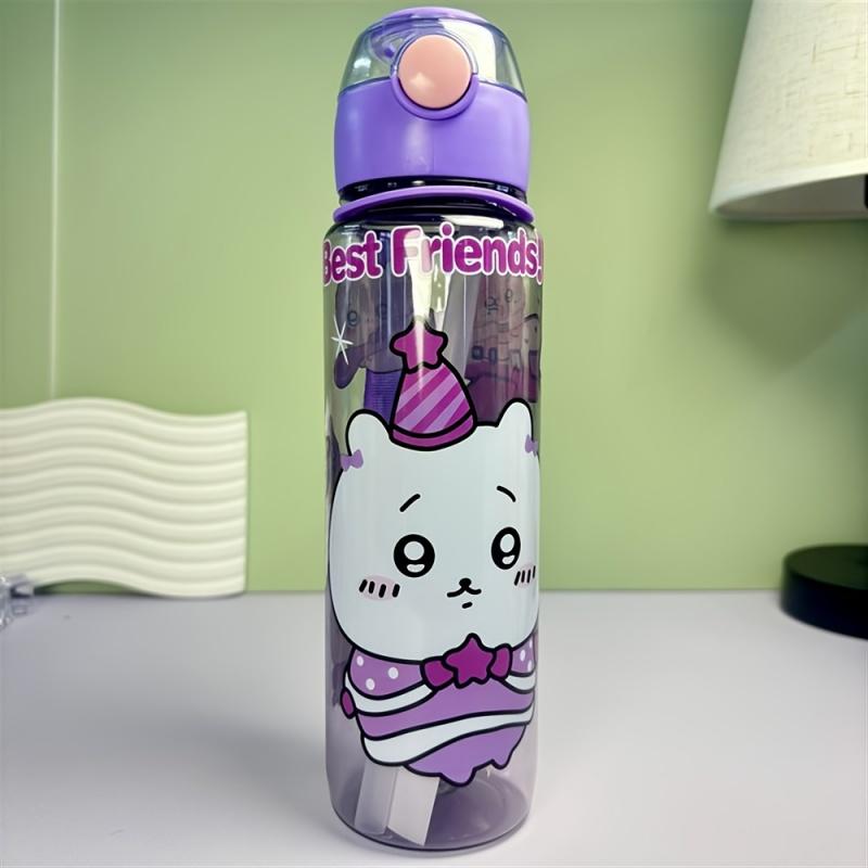 700 мл Милая мультяшная бутылка для воды с мультяшной наклейкой и соломинками Герметичная пластиковая чашка-соломинка Портативная для путешествий на открытом воздухе, кемпинга 700ml
700 мл Милая мультяшная бутылка для воды с мультяшной наклейкой и соломинками Герметичная пластиковая чашка-соломинка Портативная для путешествий на открытом воздухе, кемпинга 700ml