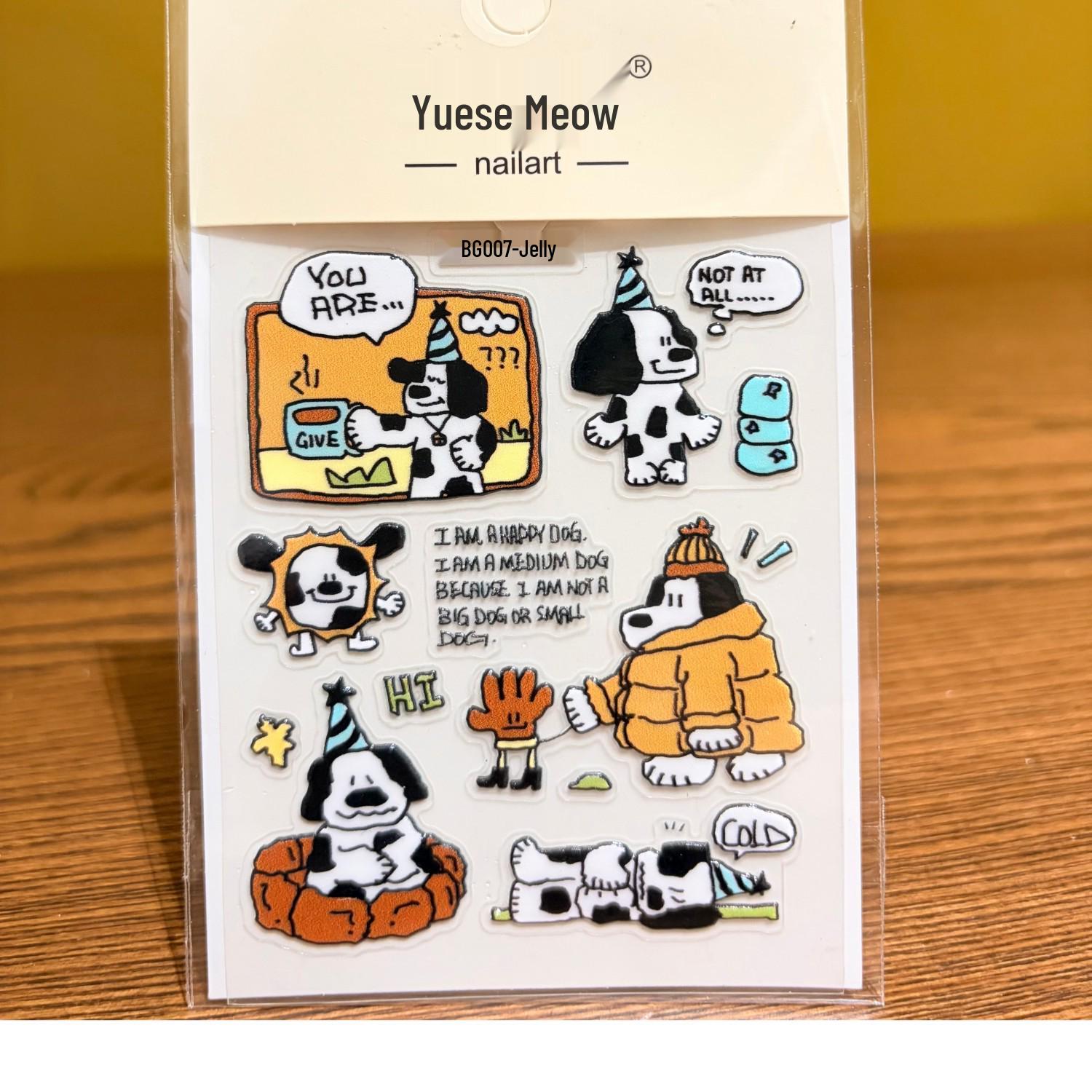 Inspired Style 3D Curly Puppy Stickers: Cute Cartoon Self-Adhesive DIY Big Sister & Little Wild Designs Exquisite Individual Package 7.2*9.3cm
Inspired Style 3D Curly Puppy Stickers: Cute Cartoon Self-Adhesive DIY Big Sister & Little Wild Designs Exquisite Individual Package 7.2*9.3cm