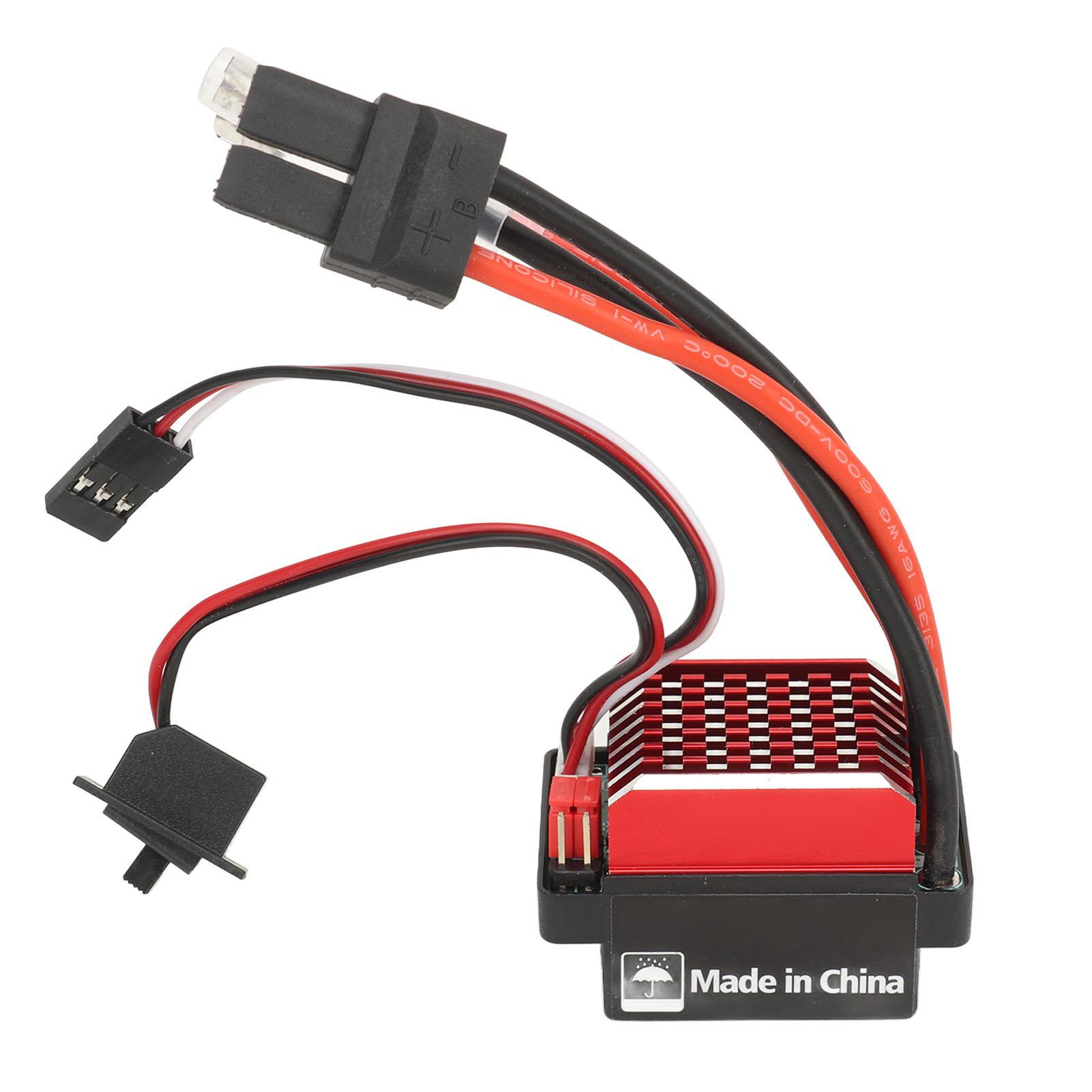 Brushed ESC Bidirectional 320A with Brake Brushed Electronic Speed Controller for 110 RC Car Boat
Brushed ESC Bidirectional 320A with Brake Brushed Electronic Speed Controller for 110 RC Car Boat