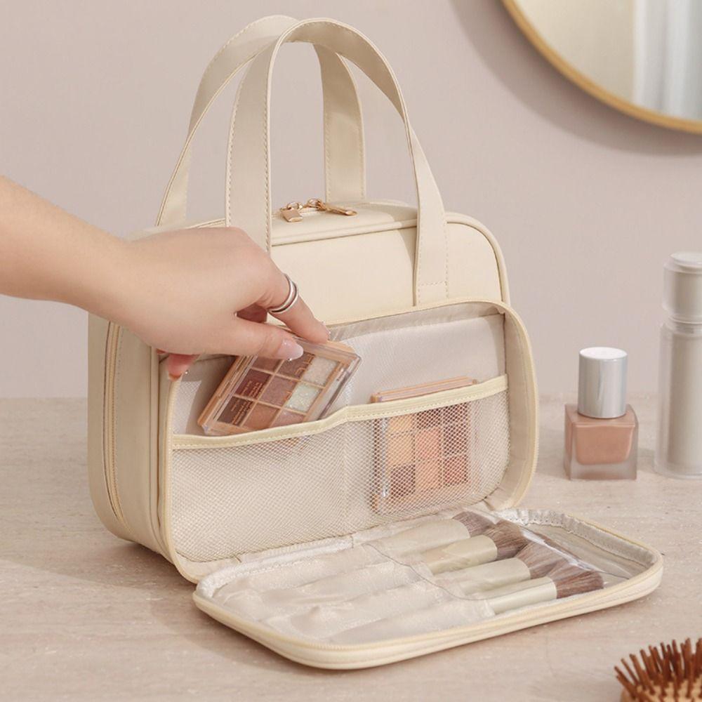 Multi-Functional Travel Makeup Handbag Large Capacity Toiletries Storage Pouch Outdoor світло-зелений колір
Multi-Functional Travel Makeup Handbag Large Capacity Toiletries Storage Pouch Outdoor світло-зелений колір