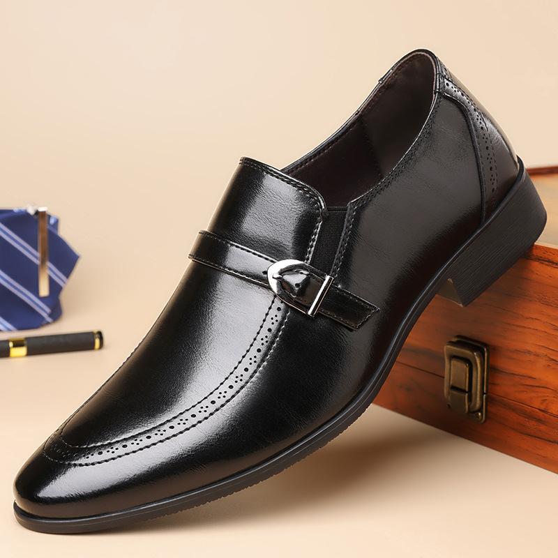 Luxury Designer New Men s Pointed Black Brown Patent Leather Wedding Dress Shoes Male Monk Strap Loafers Zapatos Hombre 38
Luxury Designer New Men s Pointed Black Brown Patent Leather Wedding Dress Shoes Male Monk Strap Loafers Zapatos Hombre 38