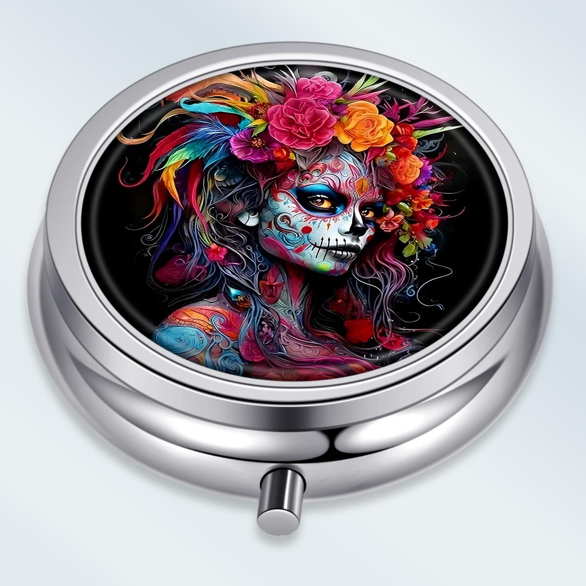Portable Pill Box with 3 Compartments, Mini Metal Medicine Organizer Case, Cute Printed Pill Container for Vitamins, Pills, Jewelry, Travel, Daily Use разноцветный
Portable Pill Box with 3 Compartments, Mini Metal Medicine Organizer Case, Cute Printed Pill Container for Vitamins, Pills, Jewelry, Travel, Daily Use разноцветный