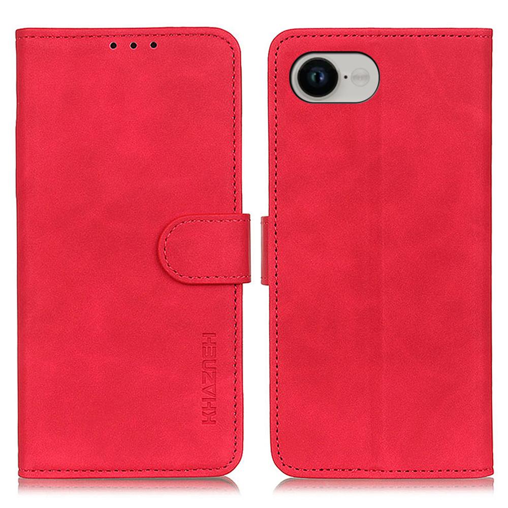 KHAZNEH For iPhone 16e Case PU Leather Retro Texture Phone Cover Red
KHAZNEH For iPhone 16e Case PU Leather Retro Texture Phone Cover Red