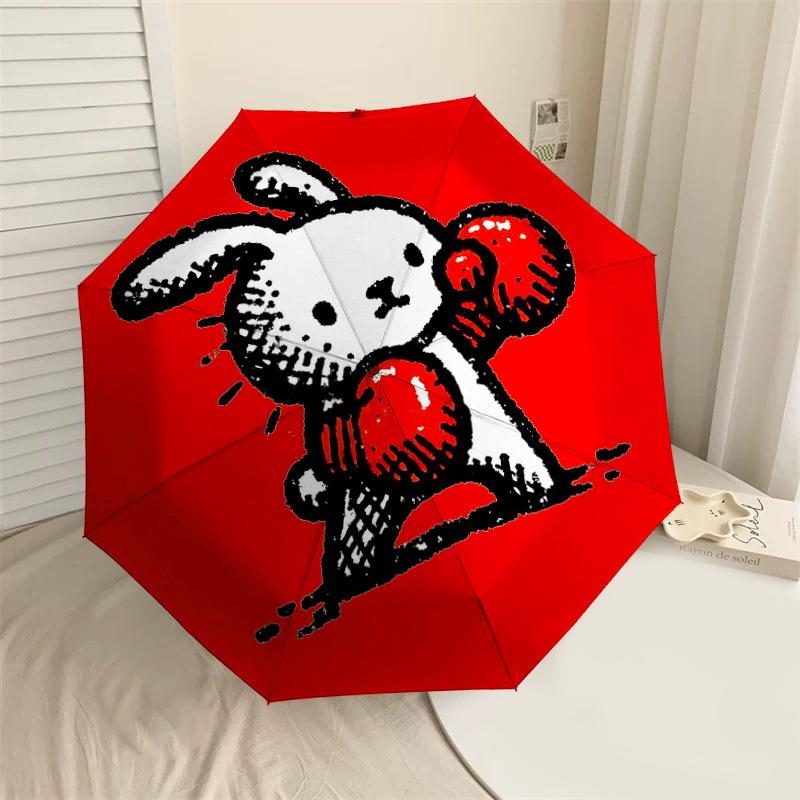 Adorable Bunny with Red Ball: Unique Umbrella Design - Perfect for Outdoor Adventures, Travel Essentials 001
Adorable Bunny with Red Ball: Unique Umbrella Design - Perfect for Outdoor Adventures, Travel Essentials 001