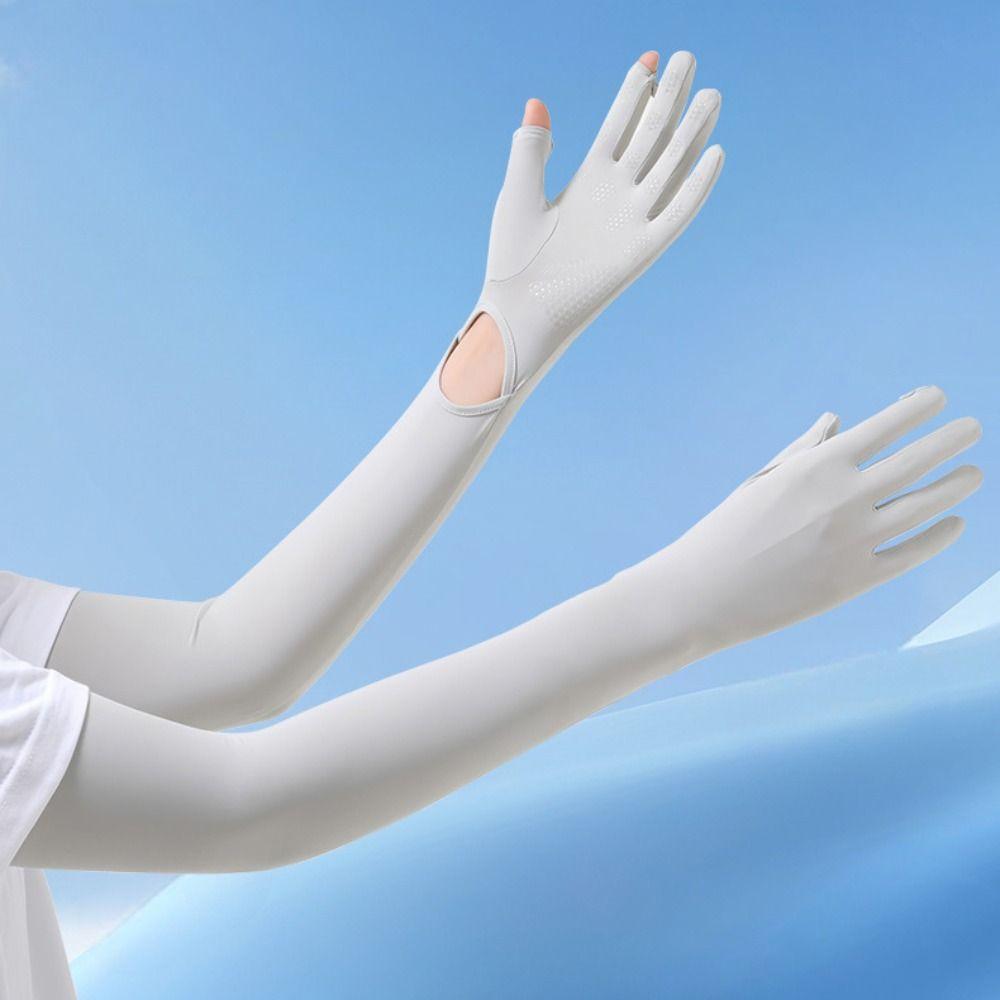 Non-slip Long Sleeve Sun Protection Sunscreen Sleeve Gloves Thin Summer Arm Cover Riding фіолетовий
Non-slip Long Sleeve Sun Protection Sunscreen Sleeve Gloves Thin Summer Arm Cover Riding фіолетовий
