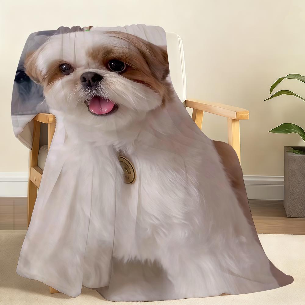 Lovely Shih Tzu Blanket Soft Throw Blanket for Home Bedroom Bed Sofa Picnic Travel Office Rest Cover Blanket Gift 75x90cm
Lovely Shih Tzu Blanket Soft Throw Blanket for Home Bedroom Bed Sofa Picnic Travel Office Rest Cover Blanket Gift 75x90cm