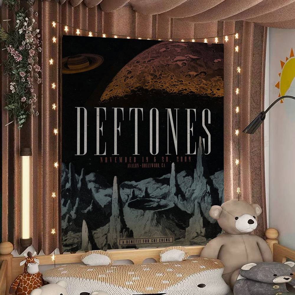 Rock DDeftones Band Chart Tapestry Bohemian Wall Tapestries Mandala Wall Art Decor 74x94cm(29x37in)
Rock DDeftones Band Chart Tapestry Bohemian Wall Tapestries Mandala Wall Art Decor 74x94cm(29x37in)