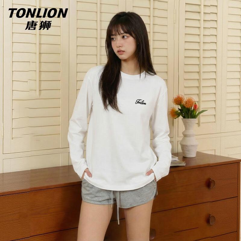 TonLion Women s Loose Fit Pure Cotton Letter Print Long Sleeve T-Shirt XL
TonLion Women s Loose Fit Pure Cotton Letter Print Long Sleeve T-Shirt XL