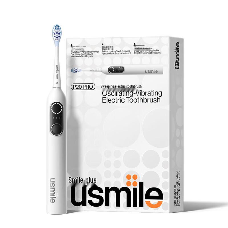 usmile P20 PRO Smart Sonic Electric Toothbrush CN plug (adapter included)
usmile P20 PRO Smart Sonic Electric Toothbrush CN plug (adapter included)
