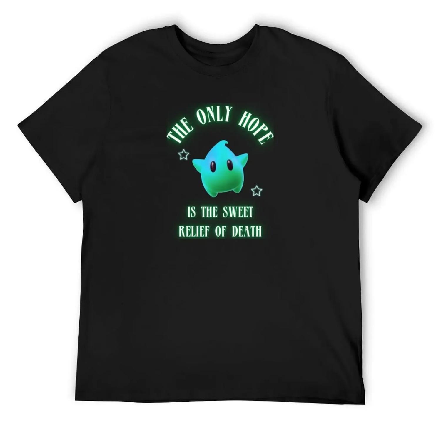 Lumalee, the only hope is the sweet relief of death T-Shirt plus sizes Luxury man mens funny t shirts S чёрный
Lumalee, the only hope is the sweet relief of death T-Shirt plus sizes Luxury man mens funny t shirts S чёрный