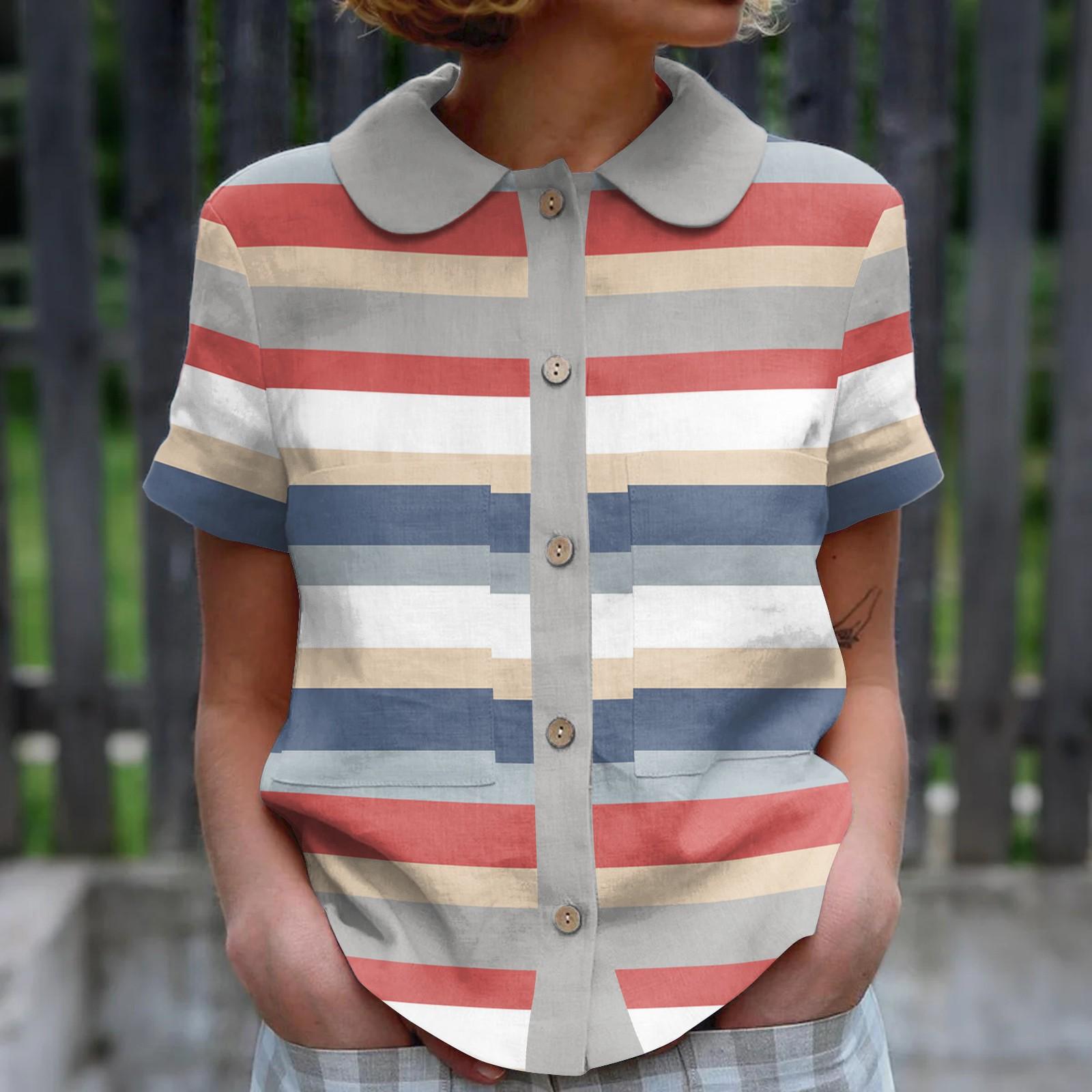 Women s Casual Fashionable Printing O Neck Button Short Sleeved Top S рожевий
Women s Casual Fashionable Printing O Neck Button Short Sleeved Top S рожевий