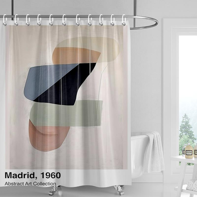 Abstract Art Illustration Bathroom Shower Curtain Waterproof Fabric Modern Nordic Bathroom Curtain Shower Curtain 180X200Cm W60H190(CM)-1 Pcs
Abstract Art Illustration Bathroom Shower Curtain Waterproof Fabric Modern Nordic Bathroom Curtain Shower Curtain 180X200Cm W60H190(CM)-1 Pcs