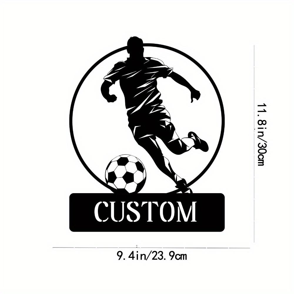 1pc Football Player Metal Wall Art Personalized Name Matte Round Home Office Sports Gift
1pc Football Player Metal Wall Art Personalized Name Matte Round Home Office Sports Gift