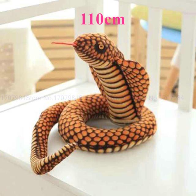 1pc Simulation Cobra and Python Snake Plush Toys Dolls Soft Animal Stuffed Toy for Kids Children Funny Birthday Christmas Gift
1pc Simulation Cobra and Python Snake Plush Toys Dolls Soft Animal Stuffed Toy for Kids Children Funny Birthday Christmas Gift