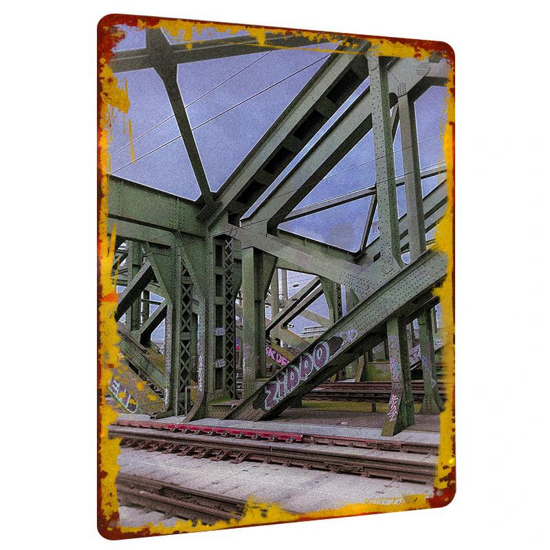 Industrial Bridge Structure Metal Wall Art Retro Iron Decor for Living Room Study Bar 20x30cm(7.8x11.8inch)
Industrial Bridge Structure Metal Wall Art Retro Iron Decor for Living Room Study Bar 20x30cm(7.8x11.8inch)