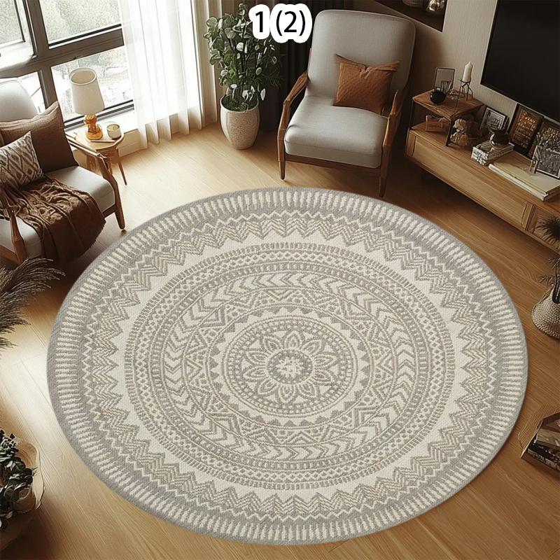Modern Style Rugs for Bedroom Minimalist Living Room Decoration Round Anti-slip Carpet Soft Bedside Floor Mat Washable Study Rug 80cm
Modern Style Rugs for Bedroom Minimalist Living Room Decoration Round Anti-slip Carpet Soft Bedside Floor Mat Washable Study Rug 80cm