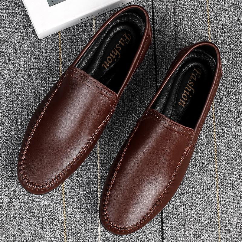 Classic Men Black/brown Bean Shoes Leather Men Casual Shoes Luxury Brand Mens Loafers Moccasins Breathable Slip on Driving Shoes 46 коричневый
Classic Men Black/brown Bean Shoes Leather Men Casual Shoes Luxury Brand Mens Loafers Moccasins Breathable Slip on Driving Shoes 46 коричневый