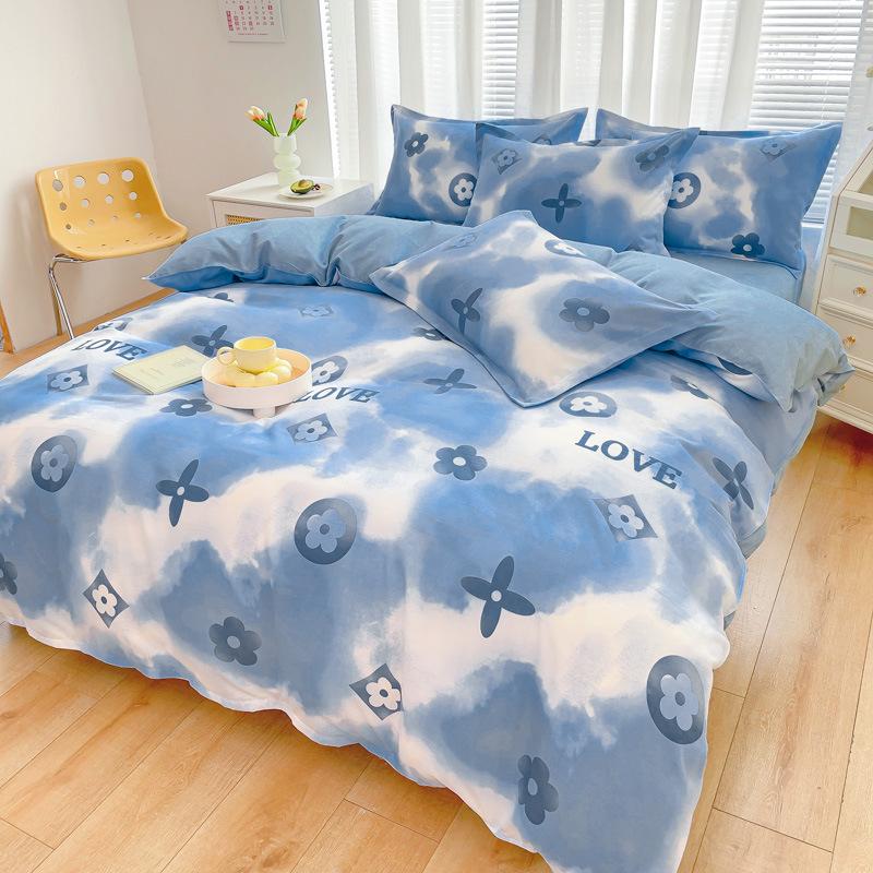 Приятный для кожи хлопковый комплект из четырех частей, простыня из трех частей, пододеяльник, постельное белье 1.2m bed
Приятный для кожи хлопковый комплект из четырех частей, простыня из трех частей, пододеяльник, постельное белье 1.2m bed