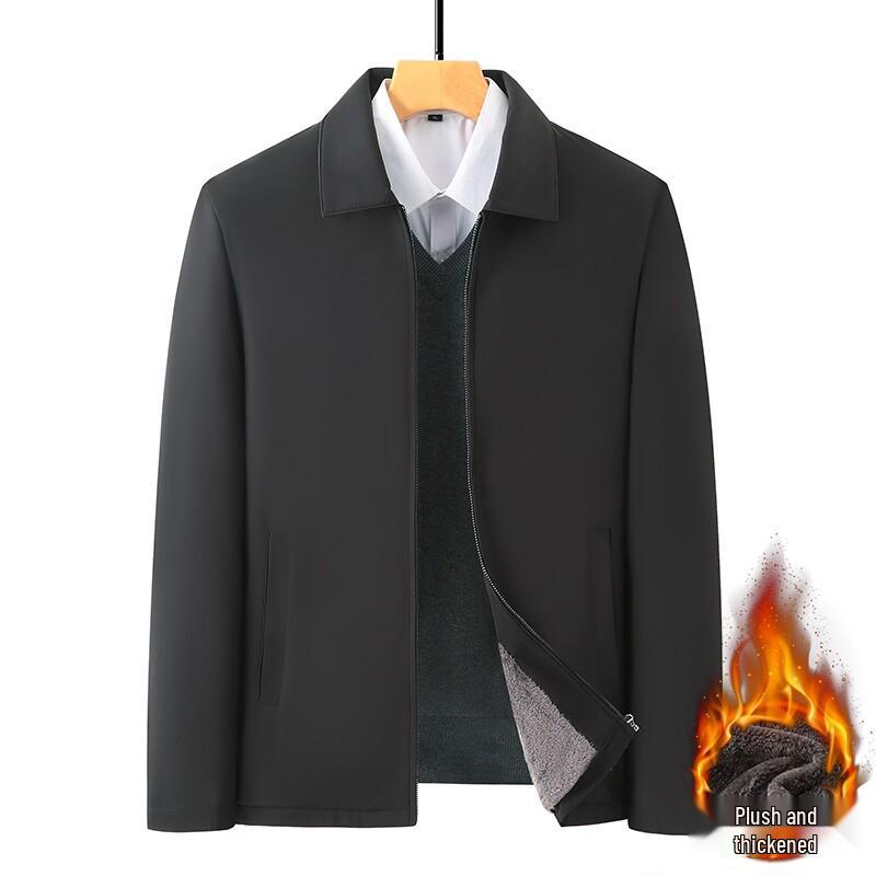 Men’s Mid-Aged Warm Fleece-Lined Executive Coat with Lapel XL
Men’s Mid-Aged Warm Fleece-Lined Executive Coat with Lapel XL