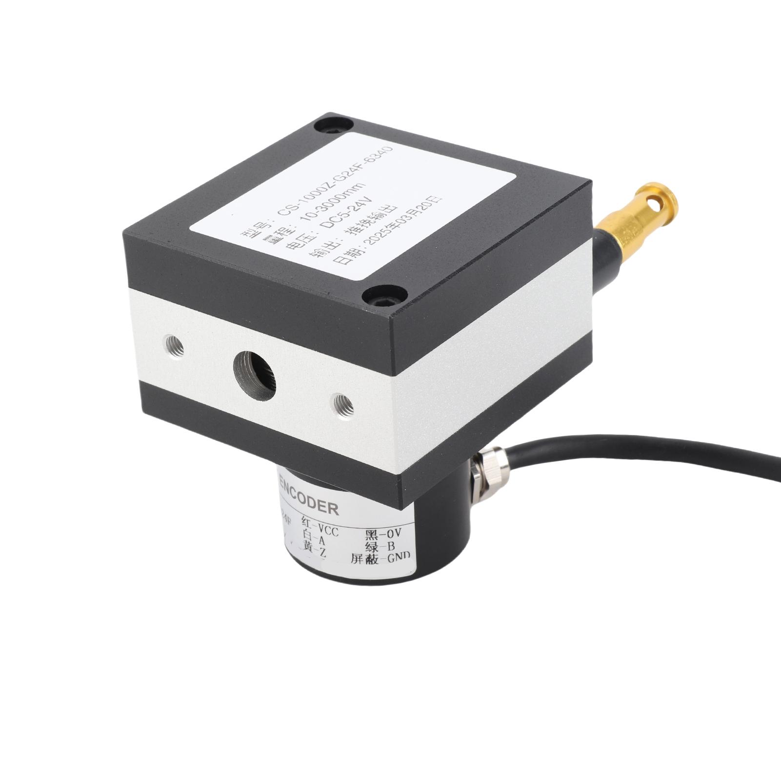 Dia. 38mm Draw Wire Encoder 10 to 3000mm Range Incremental Cable Encoder for Cylinders Testing Machines DC8‑24V
Dia. 38mm Draw Wire Encoder 10 to 3000mm Range Incremental Cable Encoder for Cylinders Testing Machines DC8‑24V