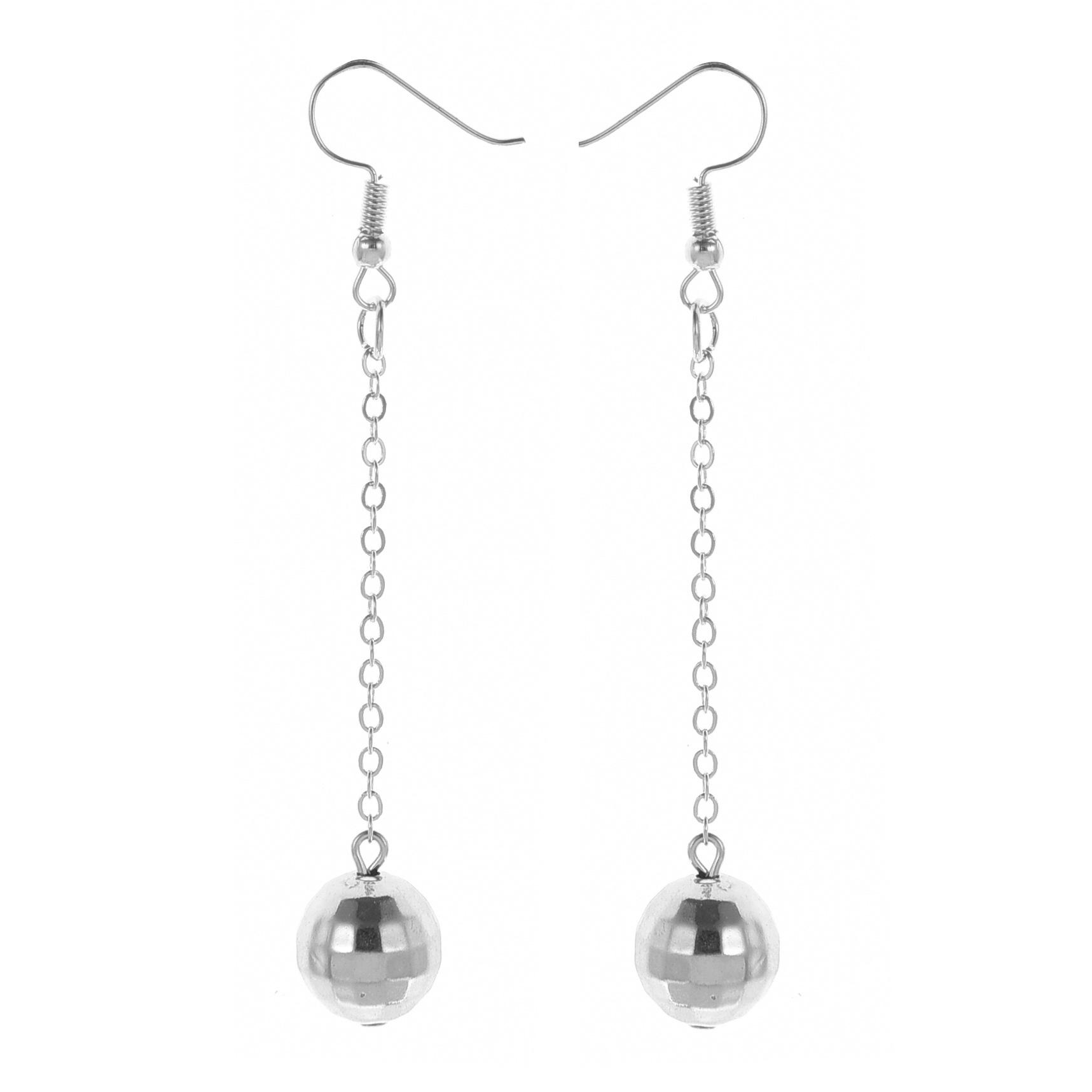 Novelty Earrings for Women Fun Dangle Disco Ball Jewelry 70S Inspired Fashion Accessory for Graduation Date срібний
Novelty Earrings for Women Fun Dangle Disco Ball Jewelry 70S Inspired Fashion Accessory for Graduation Date срібний