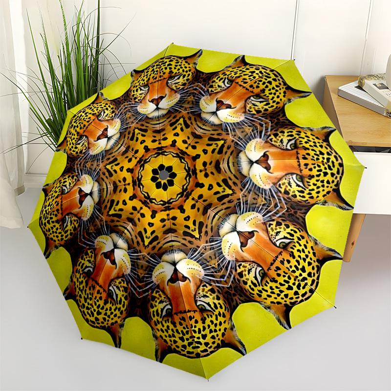 1pc Leopard Mandala Open/Close Folding Umbrella, All- Portable Umbrella for & Men, Stylish Accessory (Holiday Gift) 8-Rib yy251213101
1pc Leopard Mandala Open/Close Folding Umbrella, All- Portable Umbrella for & Men, Stylish Accessory (Holiday Gift) 8-Rib yy251213101