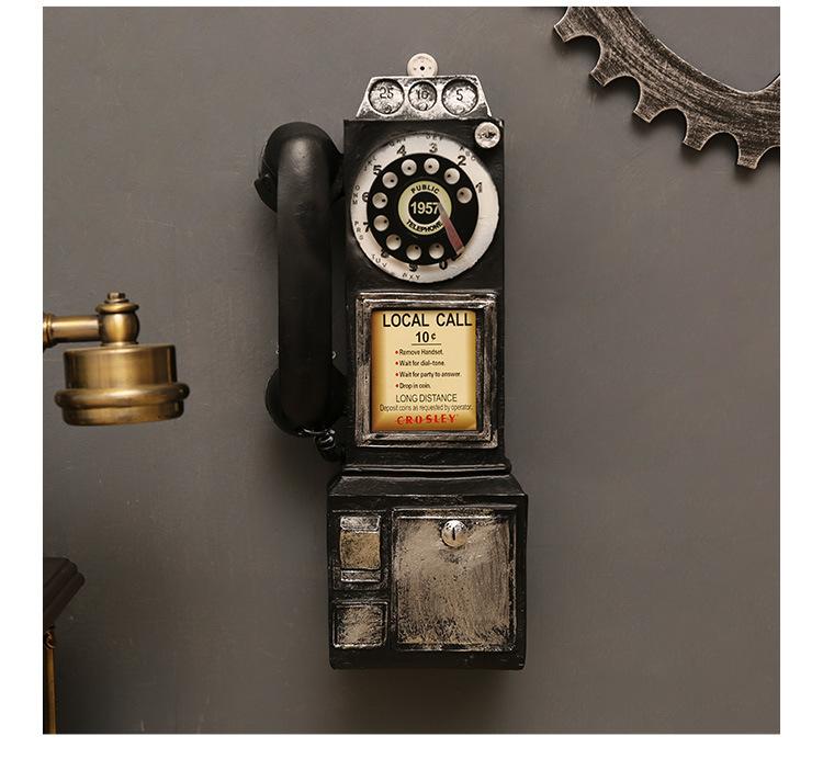 Y Vintage Resin Rotary Telephone Wall Decor - Retro Tabletop Hanging Ornament for Cafe/Home/Office Nostalgia Lovers & Collectors
Y Vintage Resin Rotary Telephone Wall Decor - Retro Tabletop Hanging Ornament for Cafe/Home/Office Nostalgia Lovers & Collectors