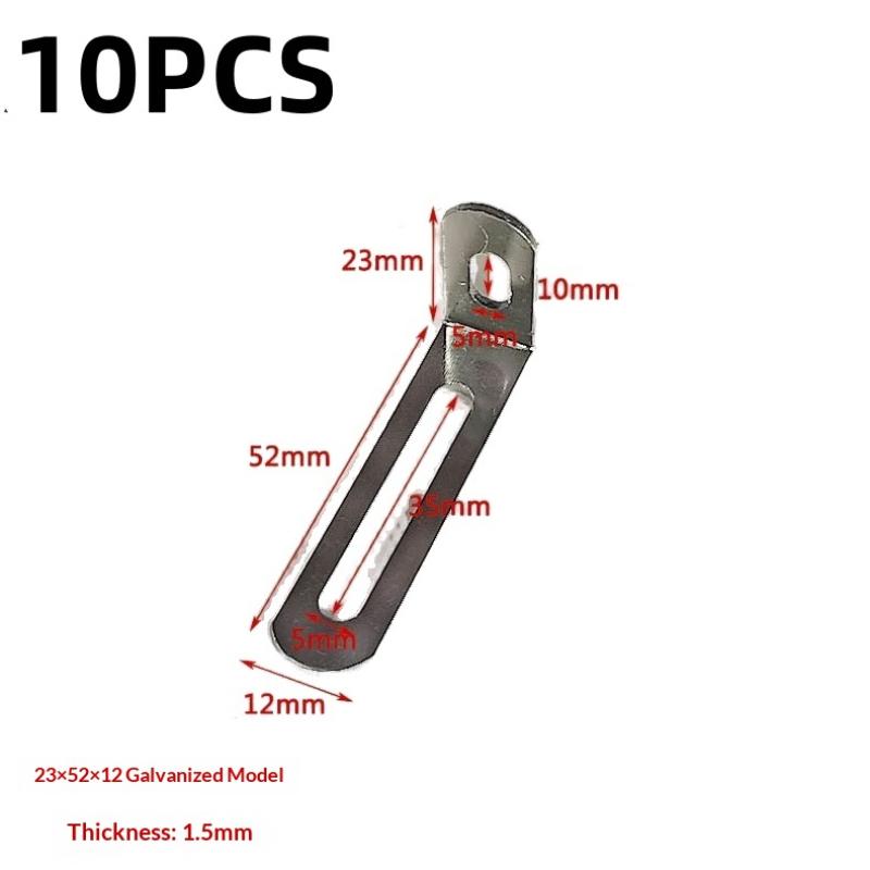 10Pcs Hardware Black Silver L-shaped Adjustable Angle Brackets Suitable For Furniture Anti Tilt Bookshelves
10Pcs Hardware Black Silver L-shaped Adjustable Angle Brackets Suitable For Furniture Anti Tilt Bookshelves