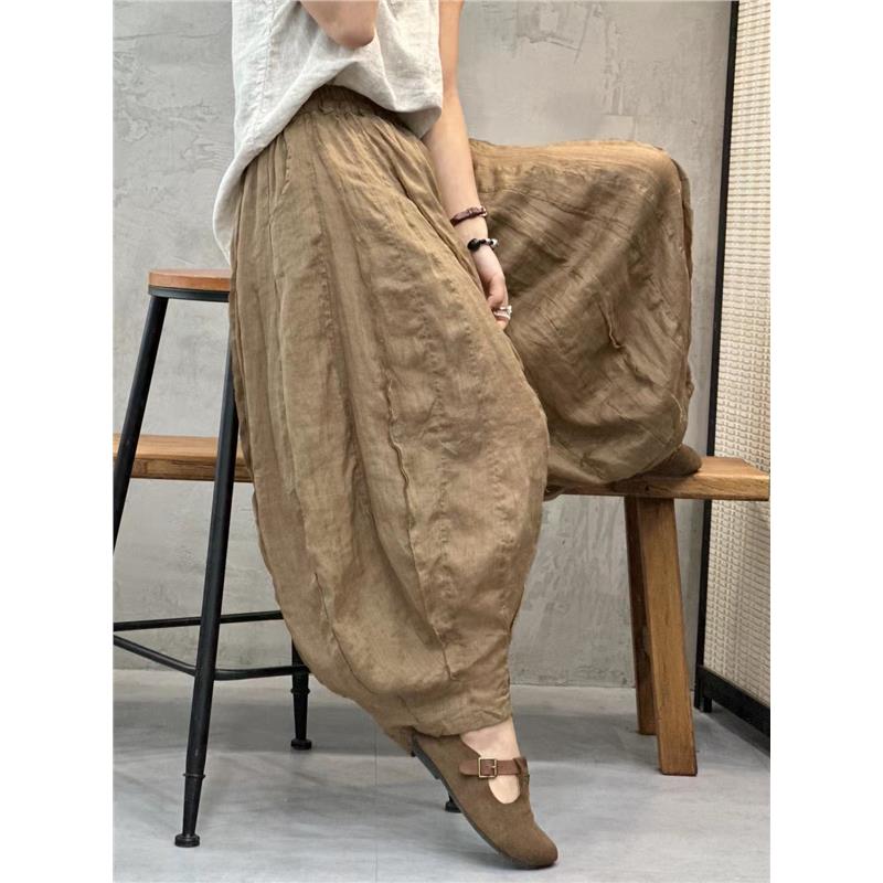 Summer Autumn Cotton and Line Bloomers Pant Women Loose Trousers Fashion Female Printed Floral Bohemian Straight Pants M хаки
Summer Autumn Cotton and Line Bloomers Pant Women Loose Trousers Fashion Female Printed Floral Bohemian Straight Pants M хаки